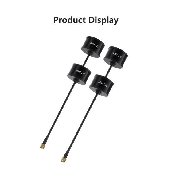 Original GEPRC SOMA Momoda 1.2G/1.3G DUAL RHCP SMA 3.26dBi 170mm+80mm ABS Antenna for RC FPV Parts